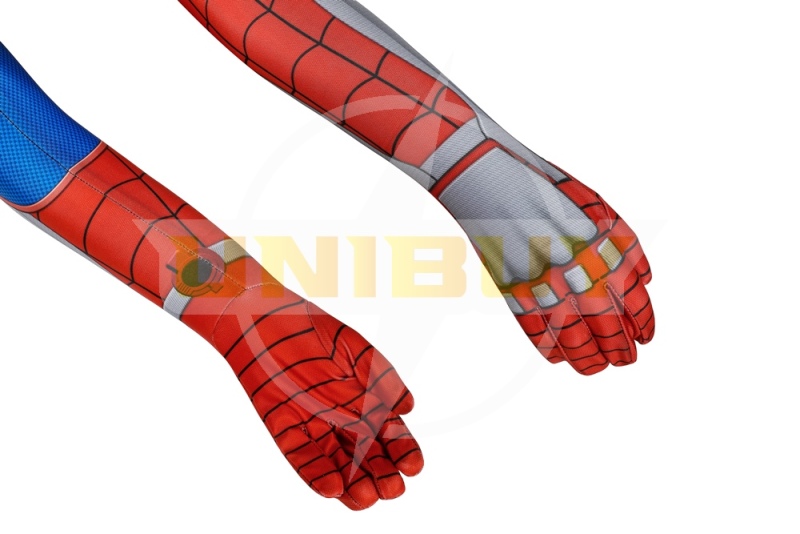 Spider-Man PS4 Kids Costume Cosplay Suit Peter Parker Bodysuit Unibuy