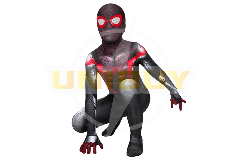 Spider-Man Miles Morales PS5 Kids Costume Cosplay Suit Unibuy