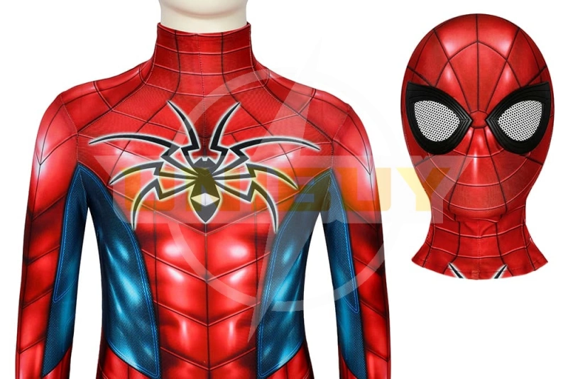 Spider-Man PS4 Kids Costume Cosplay Suit Peter Parker Bodysuit Unibuy