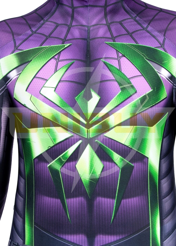 Marvel's Spider-Man Miles Morales Purple Reign Suit Costume Cosplay Kids Unibuy