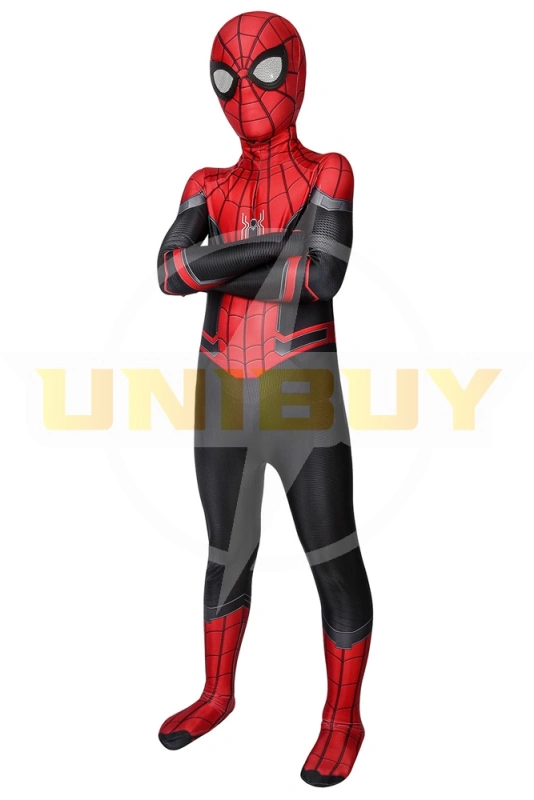 Spider Man Costume Cosplay Suit Kids Peter Parker Spider Man: Far From Home Unibuy
