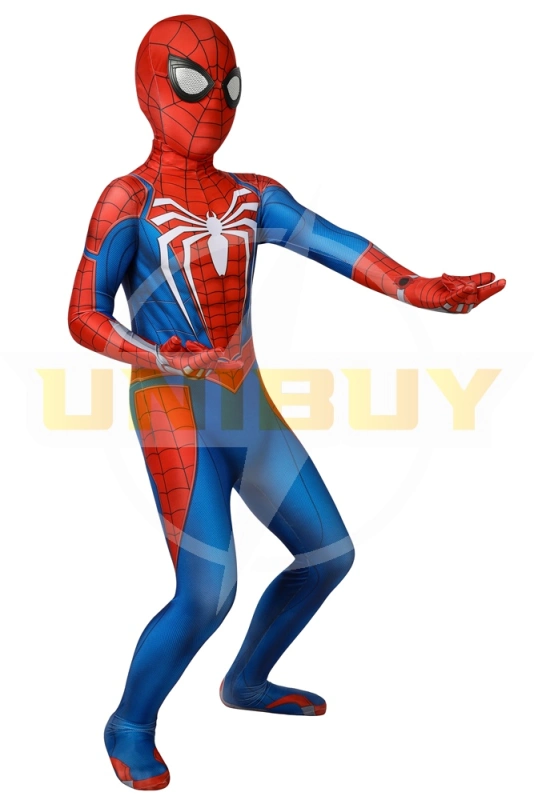 Spider-Man PS4 Kids Costume Cosplay Suit Peter Parker Bodysuit Unibuy
