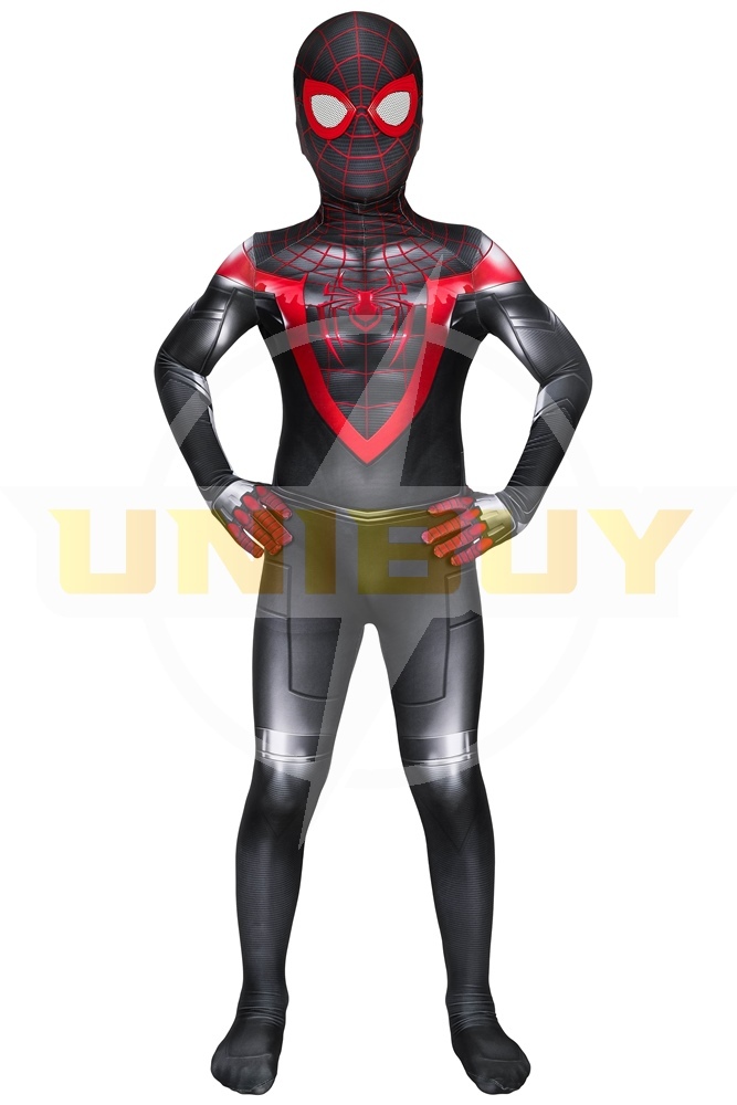 Spider-Man Miles Morales PS5 Kids Costume Cosplay Suit Unibuy