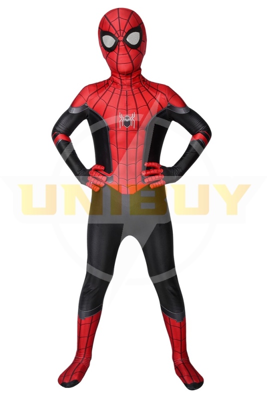 Spider Man Costume Cosplay Suit Kids Peter Parker Spider Man: Far From Home Unibuy