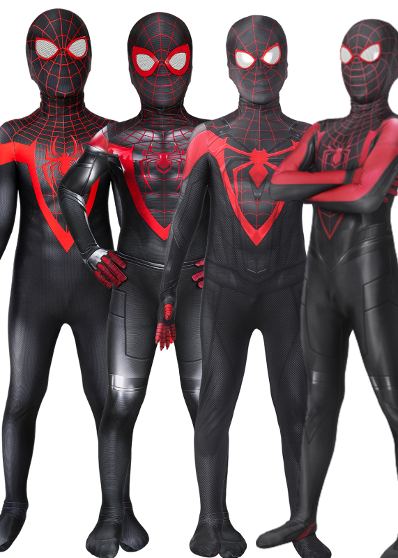 Spider-Man Miles Morales PS5 Kids Costume Cosplay Suit Unibuy