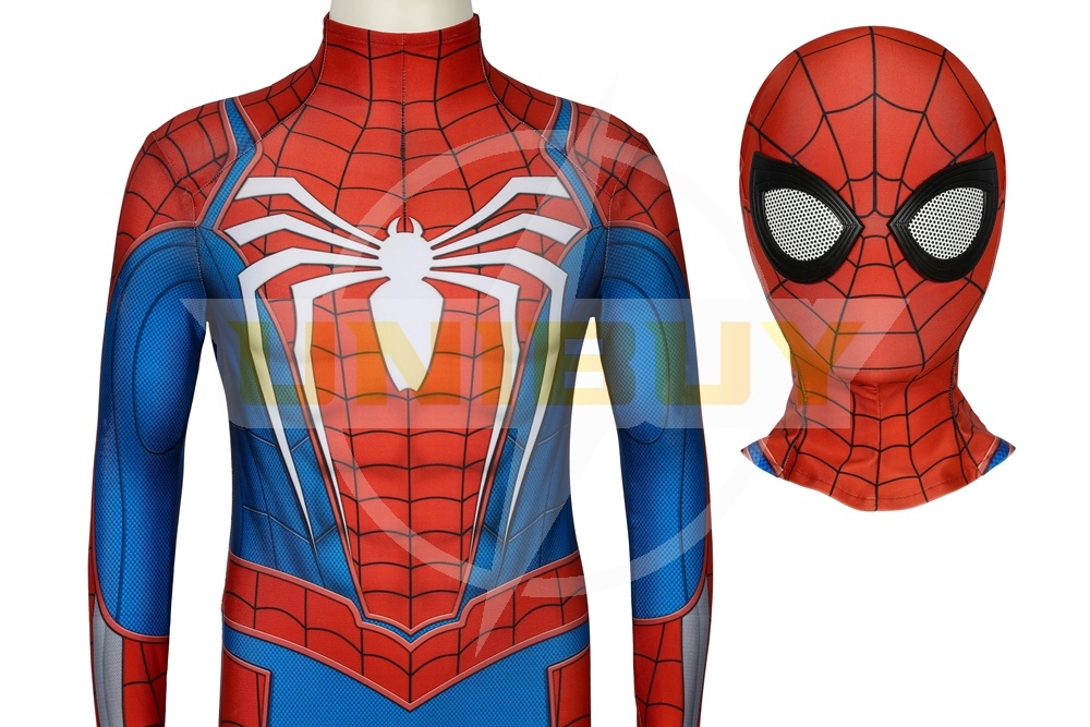 Spider-Man PS4 Kids Costume Cosplay Suit Peter Parker Bodysuit Unibuy