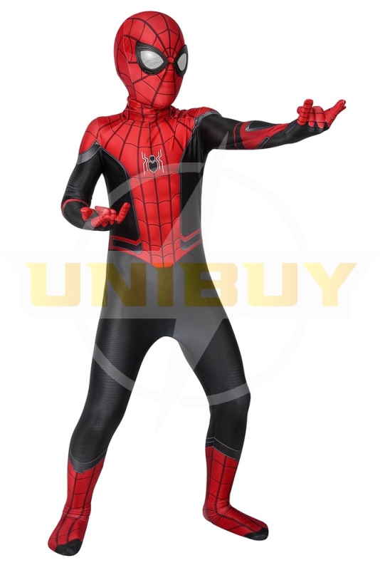 Spider Man Costume Cosplay Suit Kids Peter Parker Spider Man: Far From Home Unibuy