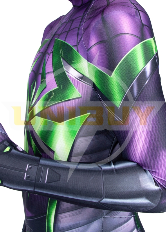 Marvel's Spider-Man Miles Morales Purple Reign Suit Costume Cosplay Kids Unibuy