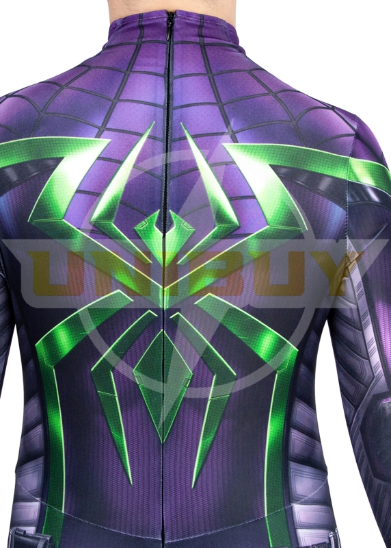 Marvel's Spider-Man Miles Morales Purple Reign Suit Costume Cosplay Kids Unibuy