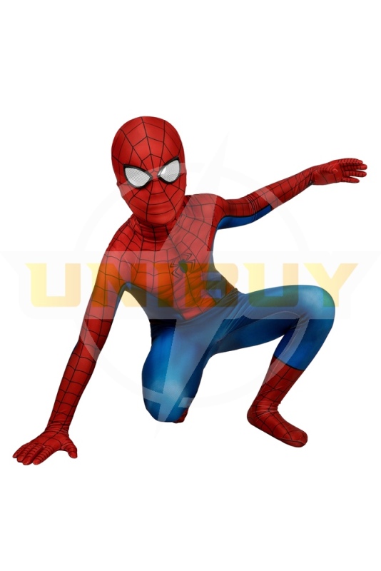 Spider-Man PS4 Costume Cosplay Classic Suit Kids Peter Parker Unibuy