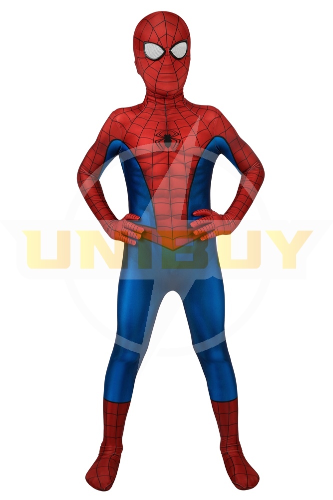Spider-Man PS4 Costume Cosplay Classic Suit Kids Peter Parker Unibuy