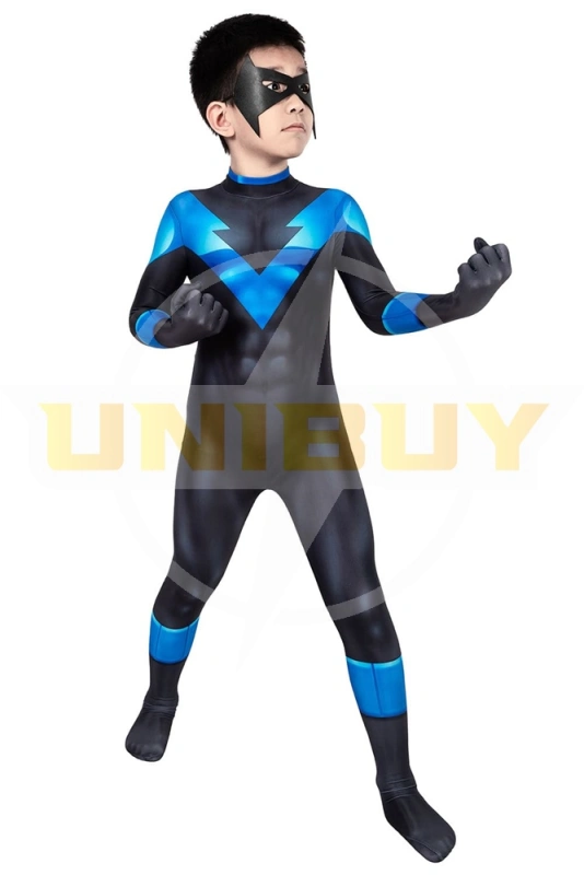 Nightwing Costume Cosplay Suit Kids Richard Grayson Batman Under the Red Hood Unibuy