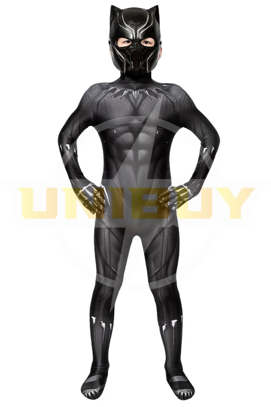 Black Panther T'Challa Costume Cosplay Suit Kids Unibuy