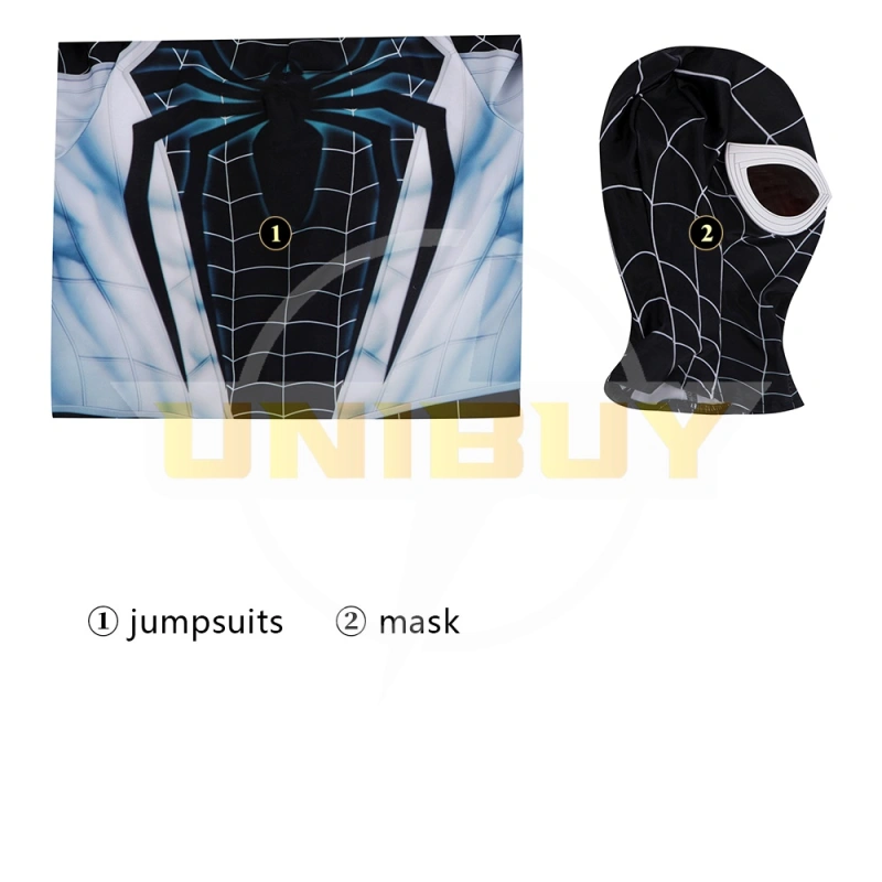 Marvel's Spider-Man PS5 Negative Suit Bodysuit Costume Cosplay Kids Unibuy