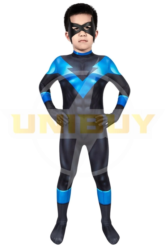 Nightwing Costume Cosplay Suit Kids Richard Grayson Batman Under the Red Hood Unibuy