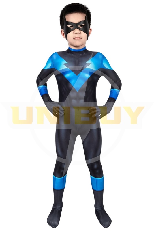 Nightwing Costume Cosplay Suit Kids Richard Grayson Batman Under the Red Hood Unibuy