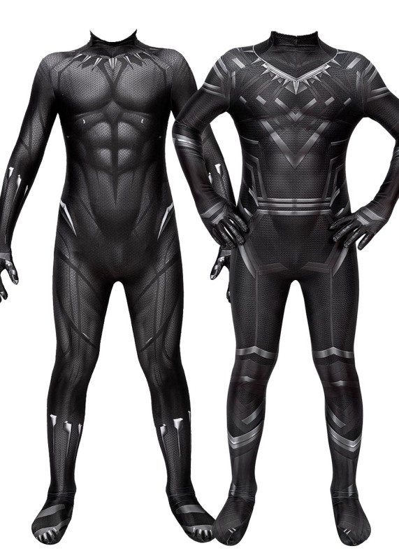 Black Panther T'Challa Kids Costume Cosplay Suit Captain America Civil War Unibuy