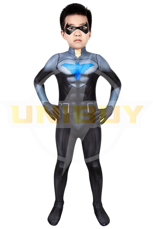Nightwing Kids Bodysuit Costume Cosplay Suit Richard Grayson Batman Unibuy