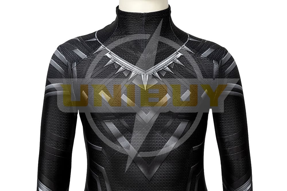 Black Panther T'Challa Kids Costume Cosplay Suit Captain America Civil War Unibuy
