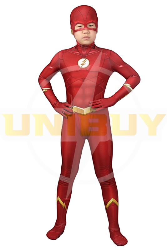 The Flash Kids Bodysuit Costume Cosplay Suit Barry Allen Unibuy