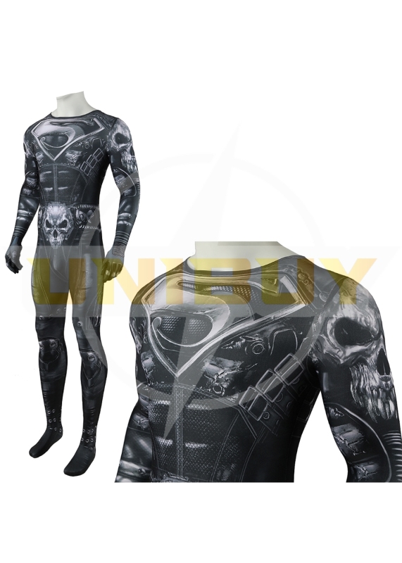 Dark Nights: Death Metal Superman Bodysuit Costume Cosplay For Kids Adult Black Ver. Unibuy