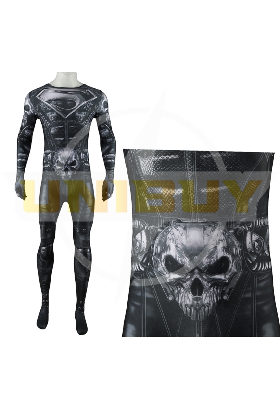 Dark Nights: Death Metal Superman Bodysuit Costume Cosplay For Kids Adult Black Ver. Unibuy