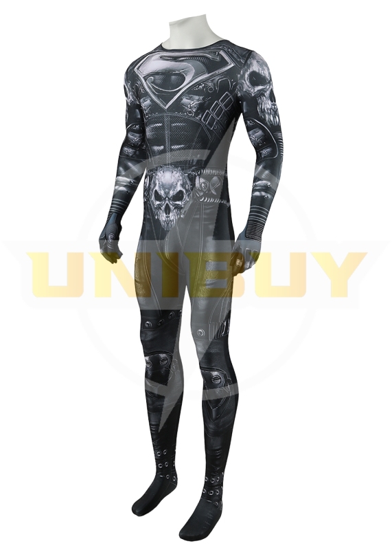 Dark Nights: Death Metal Superman Bodysuit Costume Cosplay For Kids Adult Black Ver. Unibuy