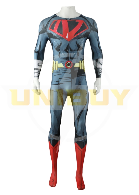 Superman Bodysuit Costume Cosplay Cloak For Kids Adult Unibuy