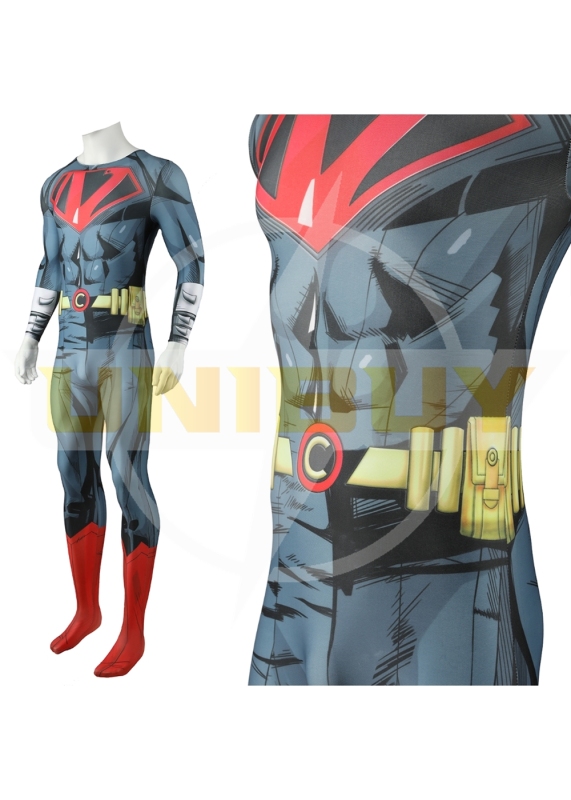 Superman Bodysuit Costume Cosplay Cloak For Kids Adult Unibuy