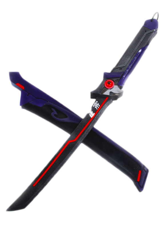 OW Overwatch Genji ONI Skin Dagger Short Sword Prop Cosplay Unibuy