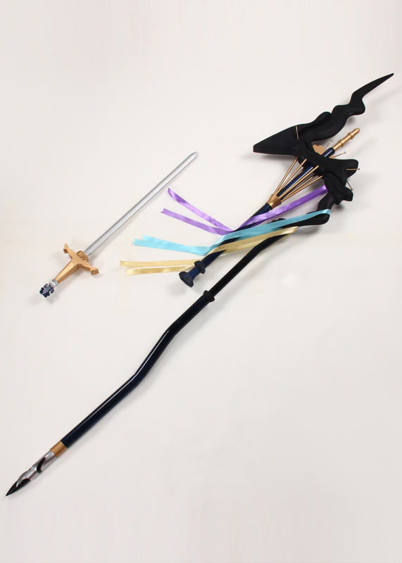 FGO Fate Grand Order Merlin Staff Sword Prop Cosplay Unibuy