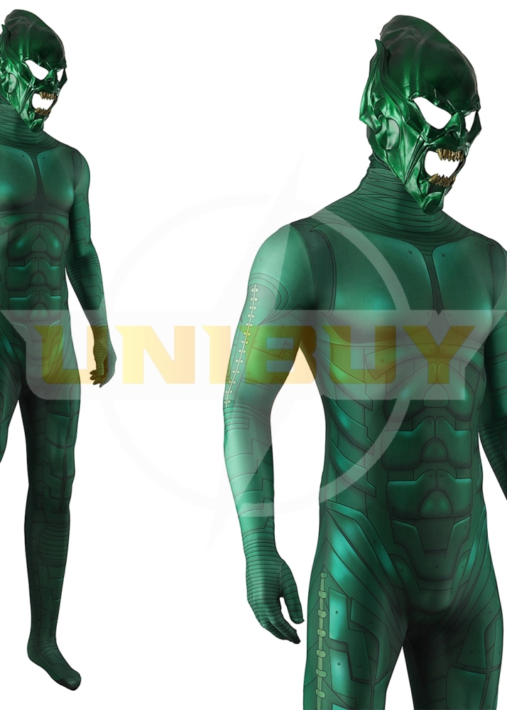Spider-Man 3 Green Goblin Costume Cosplay Suit Bodysuit For Men Kids Unibuyplus