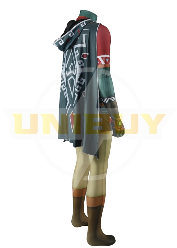 The Legend of Zelda Link Bodysuit Cosplay Costume Suit with Cloak For Kids Adult Tears of the Kingdom Unibuyplus