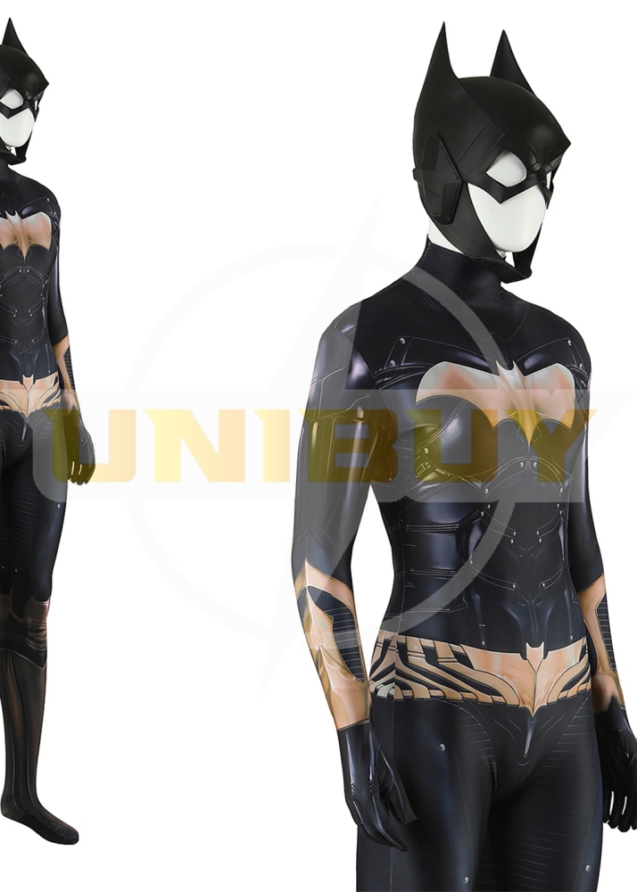 Batwoman Bodysuit Cosplay Costume Suit with Cloak For Kids Adult Batman: Arkham Knight Unibuyplus