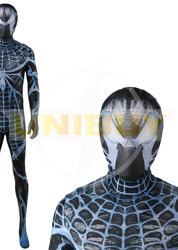 Marvel's Spider-Man 2 Venom Cosplay Costume Suit For Kids Adult Blue Ver. Unibuyplus