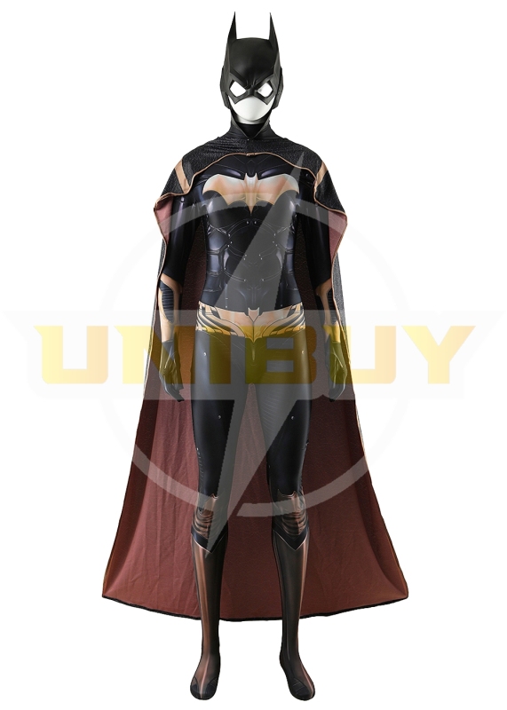 Batwoman Bodysuit Cosplay Costume Suit with Cloak For Kids Adult Batman: Arkham Knight Unibuyplus