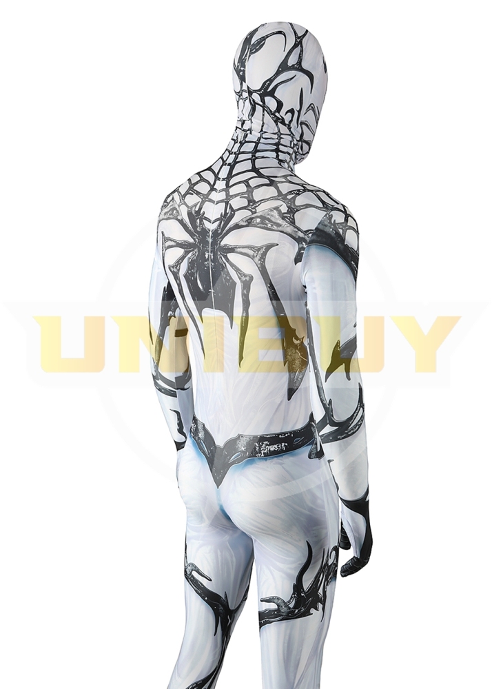 Marvel's Spider-Man 2 Venom Cosplay Costume Suit For Kids Adult White Ver. Unibuyplus