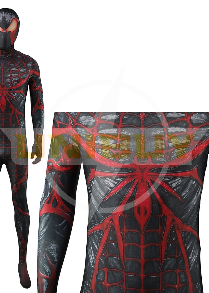 Marvel's Spider-Man 2 Venom Cosplay Costume Suit For Kids Adult Black Ver. Unibuyplus