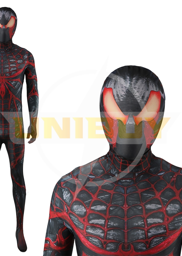 Marvel's Spider-Man 2 Venom Cosplay Costume Suit For Kids Adult Black Ver. Unibuyplus