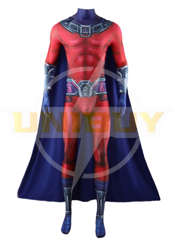 X-Men 97 Magneto Bodysuit Cosplay Costume Suit with Cloak For Kids Adult Unibuyplus