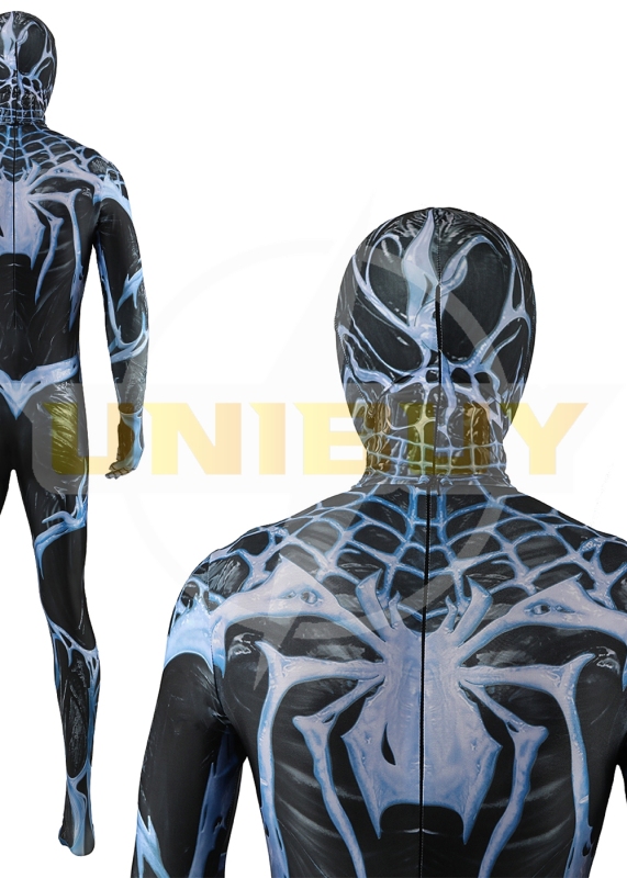 Marvel's Spider-Man 2 Venom Cosplay Costume Suit For Kids Adult Blue Ver. Unibuyplus