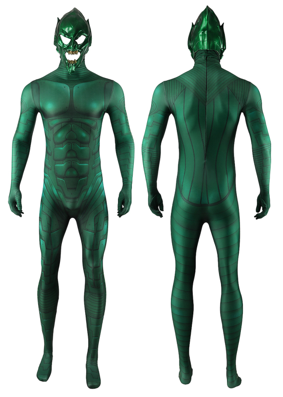 Spider-Man 3 Green Goblin Costume Cosplay Suit Bodysuit For Men Kids Unibuyplus