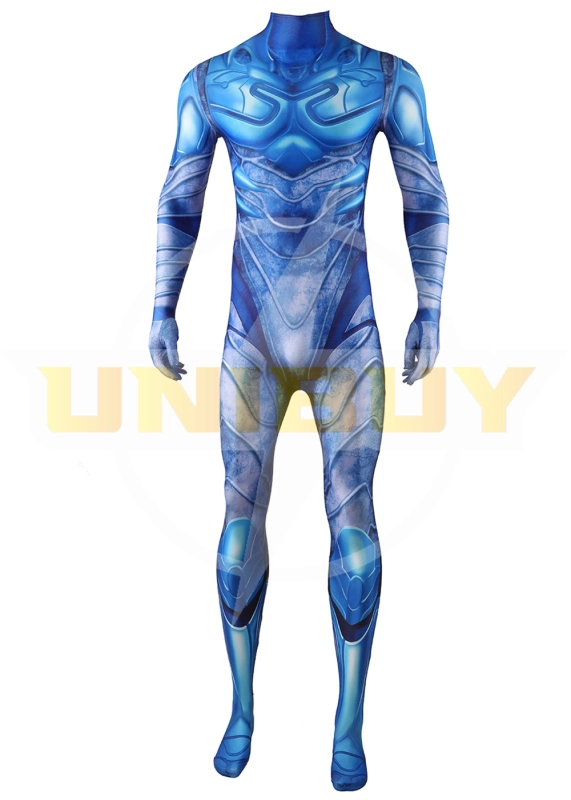 Blue Beetle Costume Cosplay Suit Bodysuit For Men Kids Unibuyplus