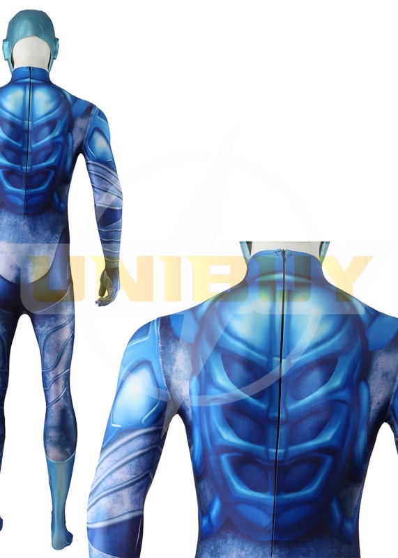Blue Beetle Costume Cosplay Suit Bodysuit For Men Kids Unibuyplus