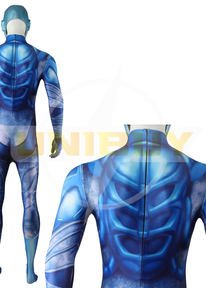 Blue Beetle Costume Cosplay Suit Bodysuit For Men Kids Unibuyplus
