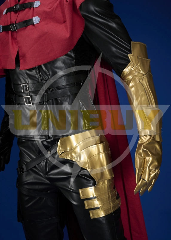 Final Fantasy 7 Rebirth Vincent Valentine Costume Cosplay Suit with Cloak Unibuyplus