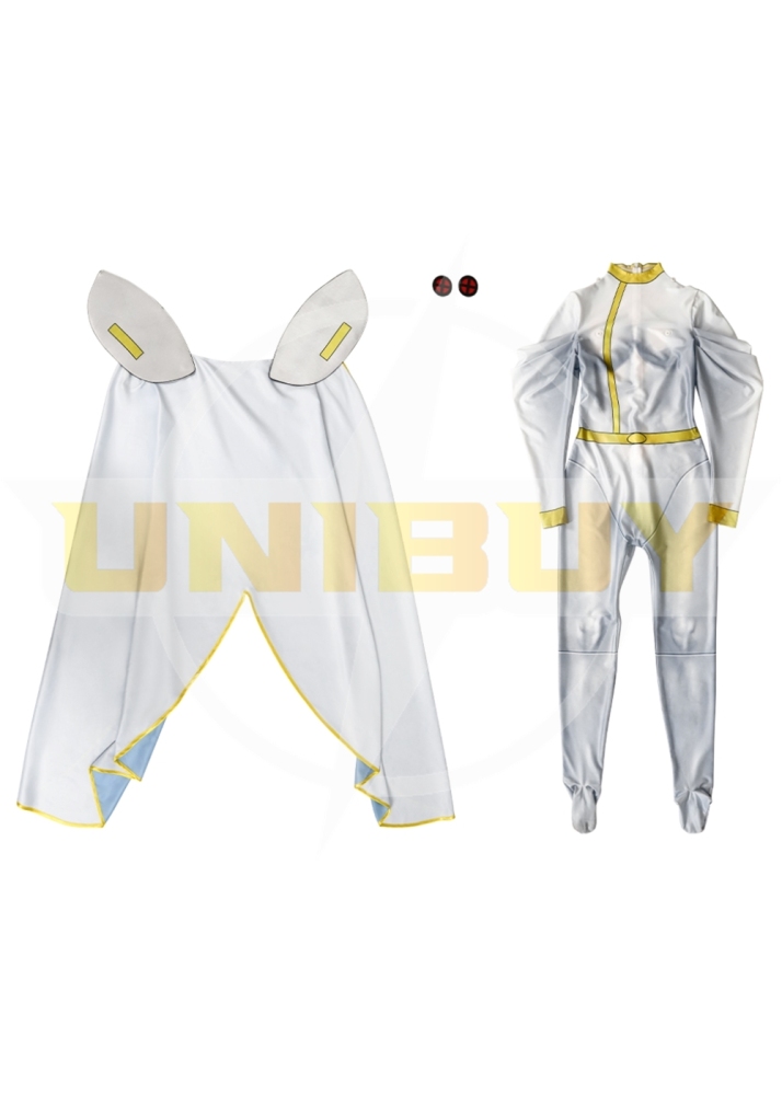 X-Men 97 Storm Bodysuit Costume Cosplay Suit with Cloak Ororo Munroe Unibuyplus