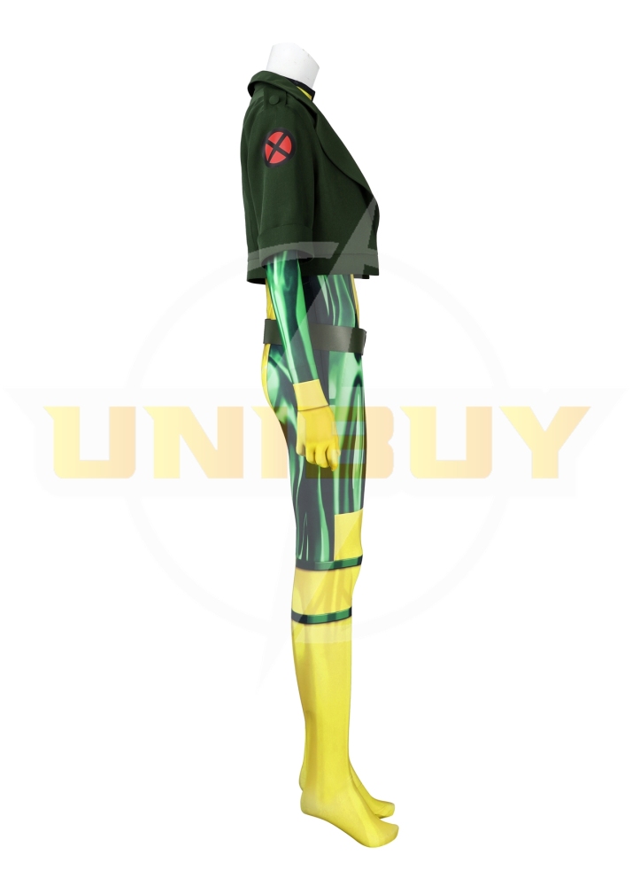 X-Men 97 Rogue Bodysuit Costume Cosplay Suit Anna Marie Unibuyplus