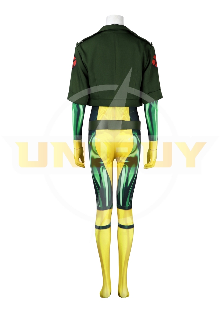 X-Men 97 Rogue Bodysuit Costume Cosplay Suit Anna Marie Unibuyplus