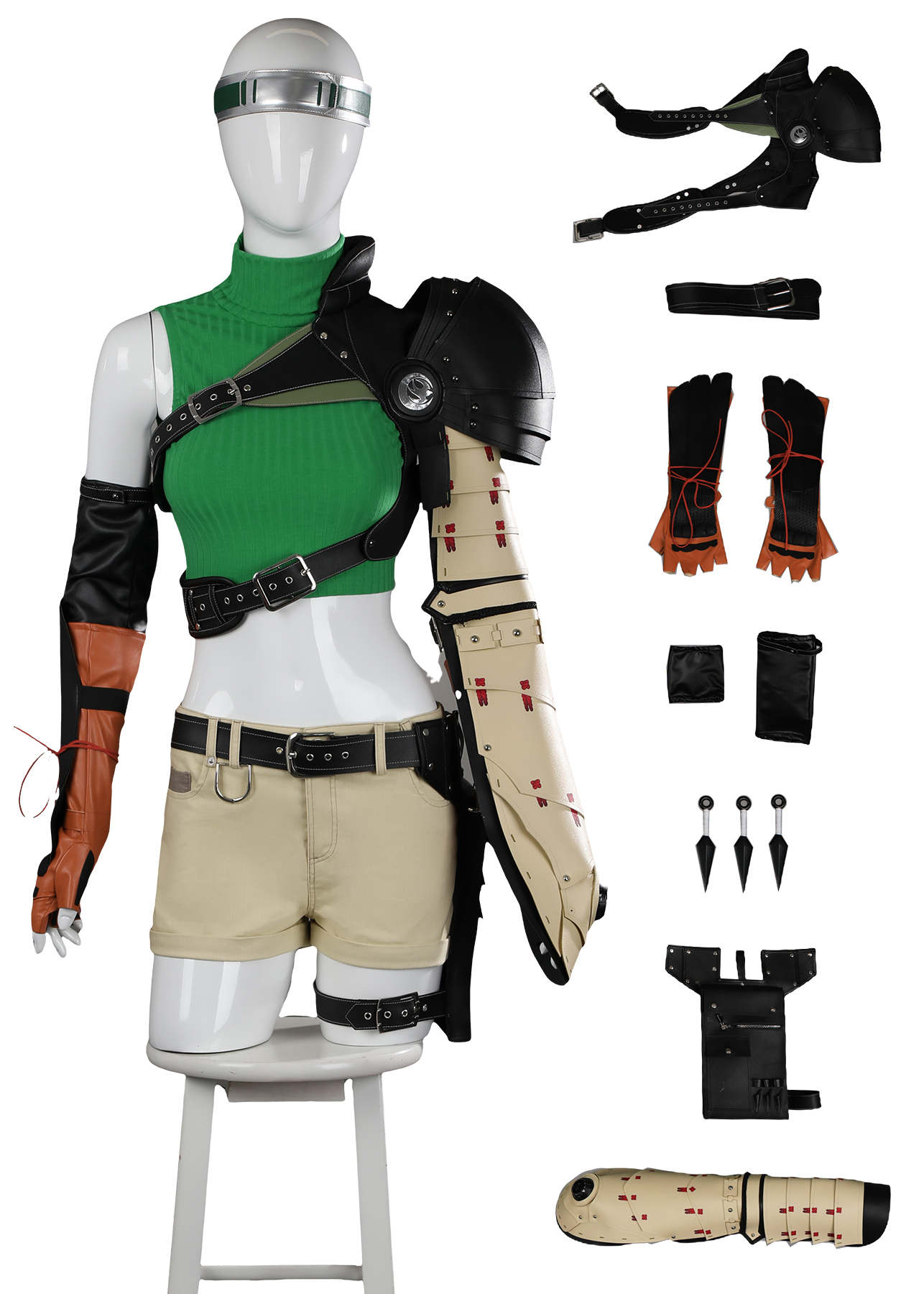 Final Fantasy VII Rebirth Yuffie Kisaragi Costume Cosplay Suit Unibuyplus